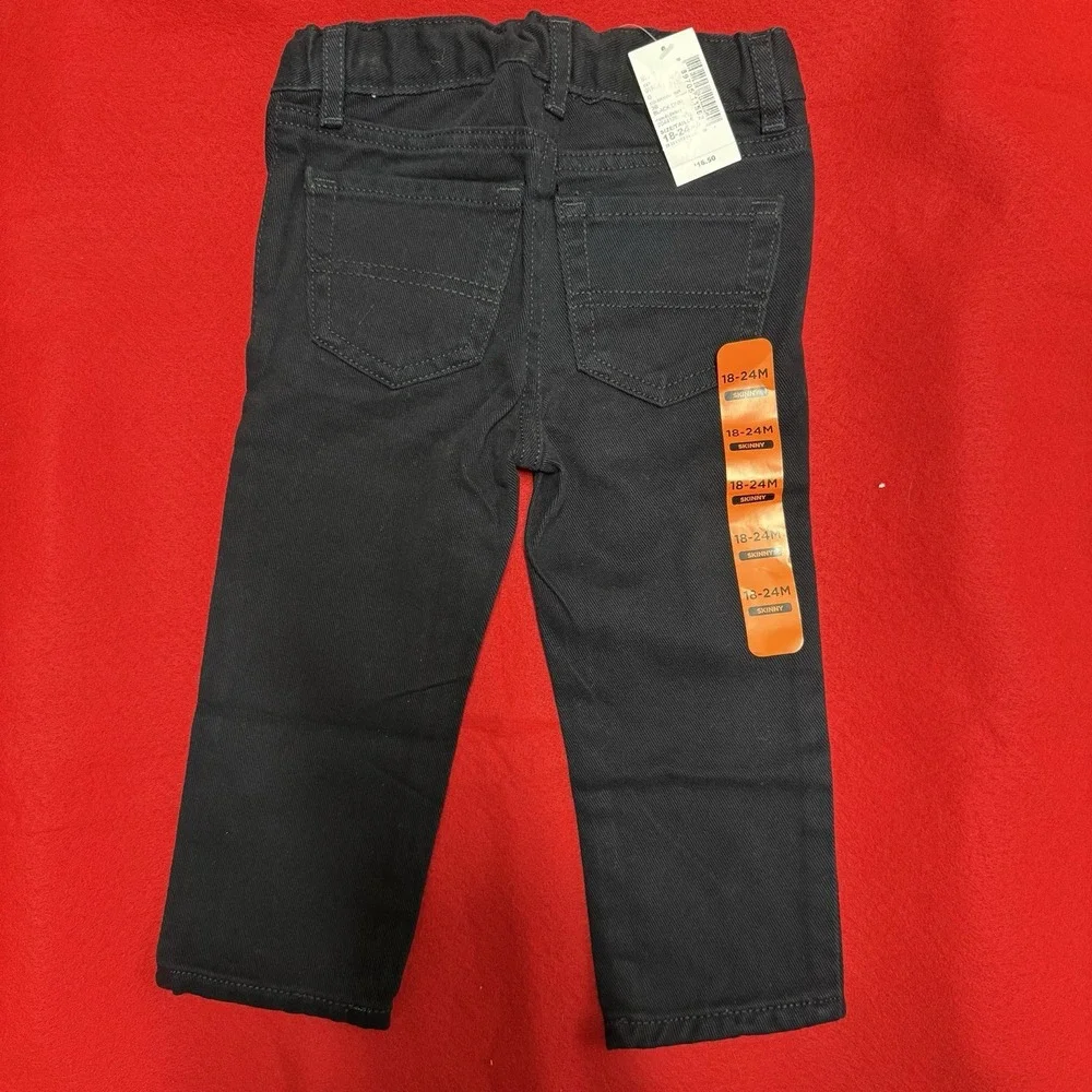 Lot Of 3 Pairs Toddler Boys 18-24 MonthSkinny Black Jeans A Children's Place New
